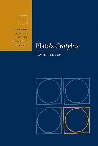 Plato's Cratylus cover