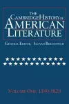 The Cambridge History of American Literature: Volume 1, 1590–1820 cover