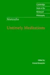 Nietzsche: Untimely Meditations cover