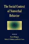 The Social Context of Nonverbal Behavior cover