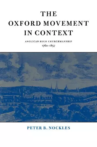 The Oxford Movement in Context cover