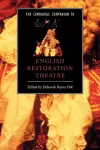 The Cambridge Companion to English Restoration Theatre cover