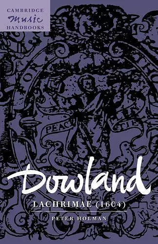 Dowland: Lachrimae (1604) cover