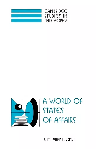 A World of States of Affairs cover