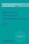 Model Theory of Groups and Automorphism Groups cover