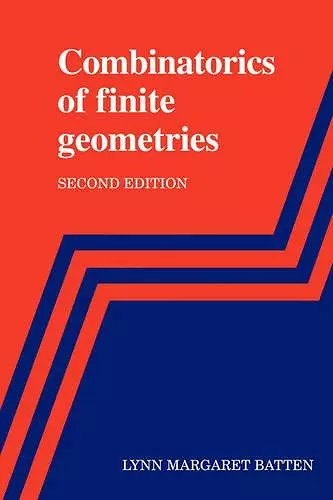 Combinatorics of Finite Geometries cover