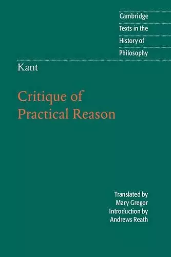 Kant: Critique of Practical Reason cover