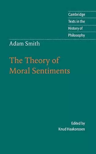 Adam Smith: The Theory of Moral Sentiments cover