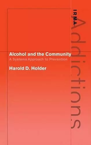 Alcohol and the Community cover