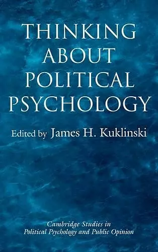 Thinking about Political Psychology cover