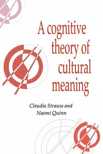 A Cognitive Theory of Cultural Meaning cover