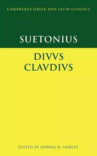 Suetonius: Diuus Claudius cover