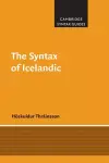 The Syntax of Icelandic cover