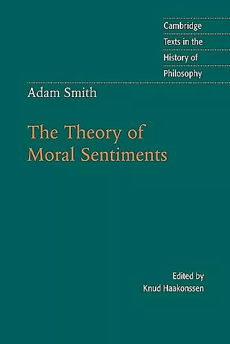 Adam Smith: The Theory of Moral Sentiments cover