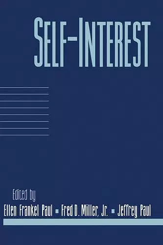 Self-Interest: Volume 14, Part 1 cover