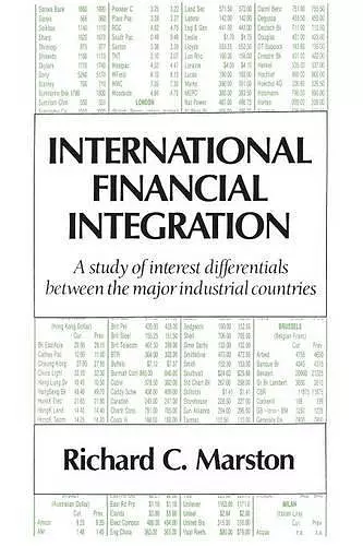 International Financial Integration cover