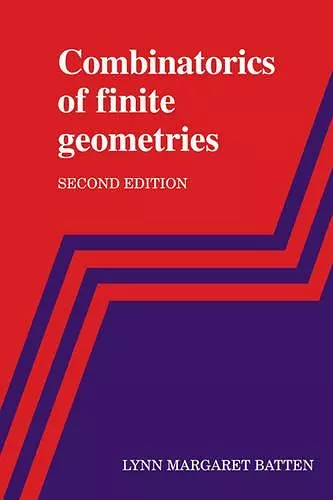 Combinatorics of Finite Geometries cover