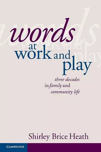 Words at Work and Play cover