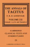 The Annals of Tacitus: Volume 2, Annals 1.55-81 and Annals 2 cover