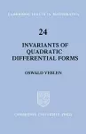 Invariants of Quadratic Differential Forms cover