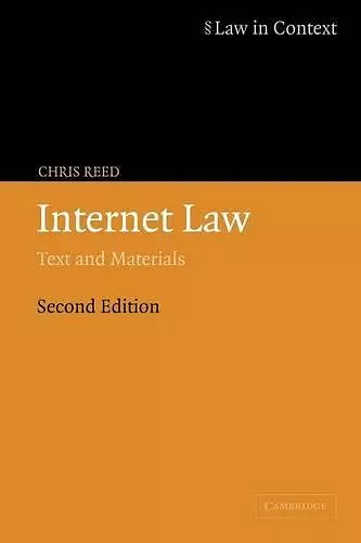 Internet Law cover
