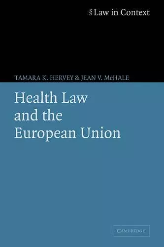 Health Law and the European Union cover