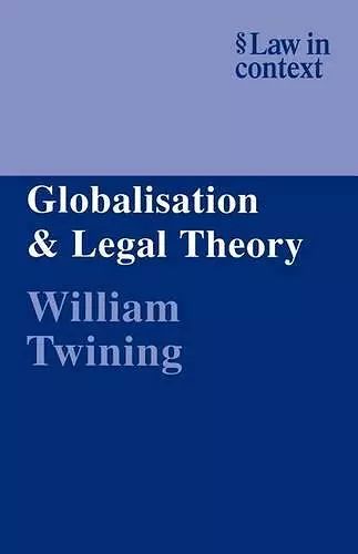 Globalisation and Legal Theory cover