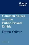 Common Values and the Public-Private Divide cover