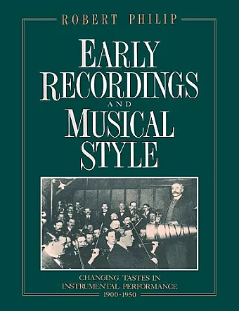 Early Recordings and Musical Style cover