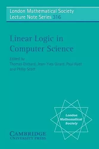 Linear Logic in Computer Science cover