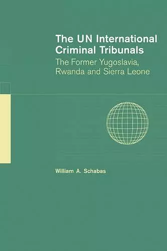 The UN International Criminal Tribunals cover