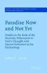 Paradise Now and Not Yet cover