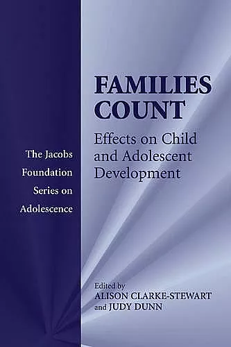 Families Count cover