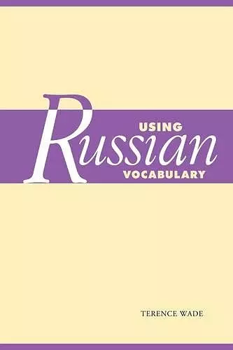 Using Russian Vocabulary cover