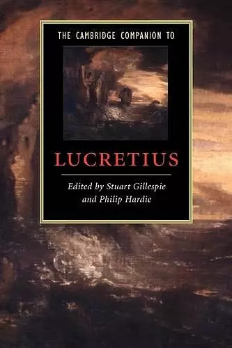 The Cambridge Companion to Lucretius cover