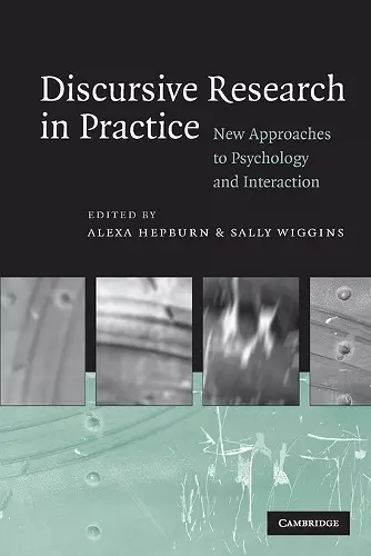 Discursive Research in Practice cover