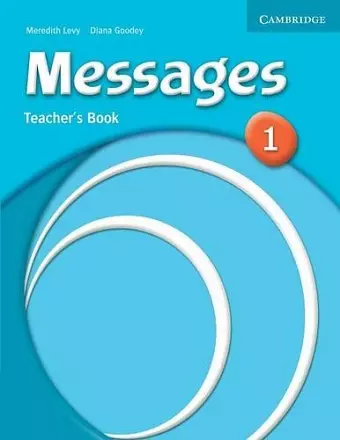 Messages 1 Teacher's Book cover