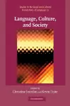 Language, Culture, and Society cover