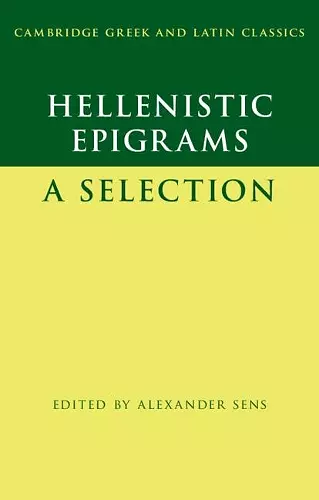 Hellenistic Epigrams cover