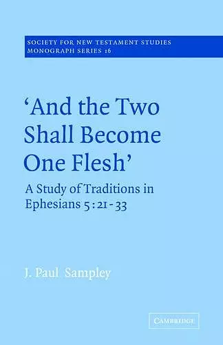 'And The Two Shall Become One Flesh' cover