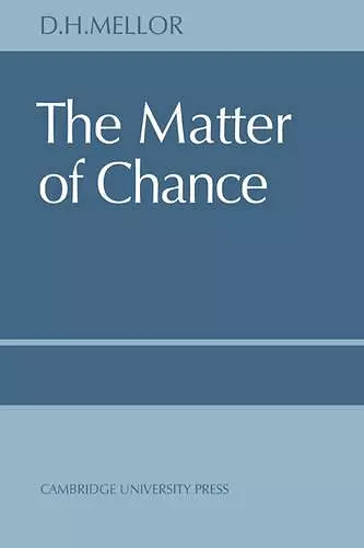 The Matter of Chance cover