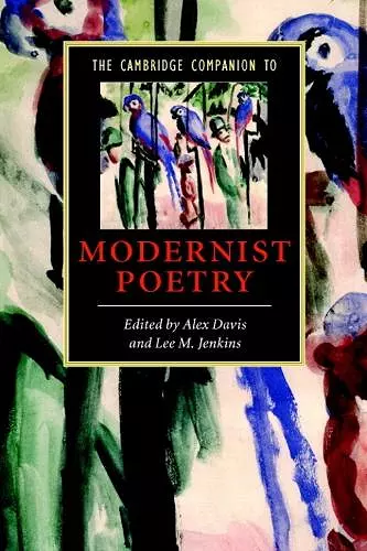 The Cambridge Companion to Modernist Poetry cover