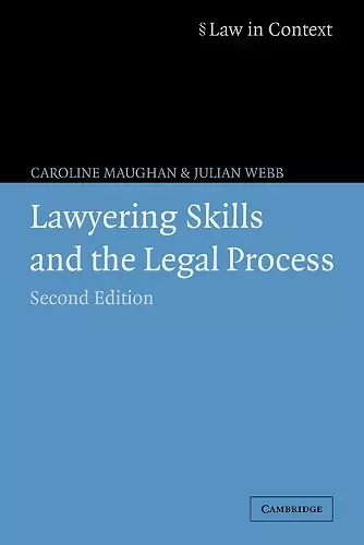 Lawyering Skills and the Legal Process cover