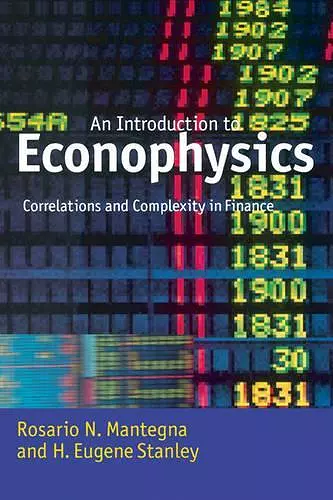 Introduction to Econophysics cover