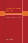 Agricultural Reform in China cover