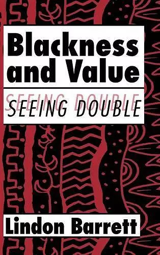 Blackness and Value cover