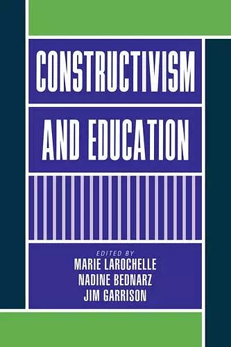 Constructivism and Education cover