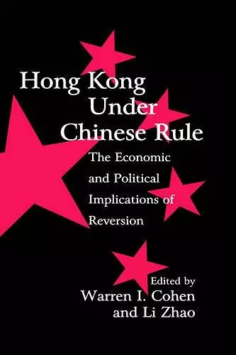 Hong Kong under Chinese Rule cover