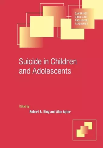 Suicide in Children and Adolescents cover