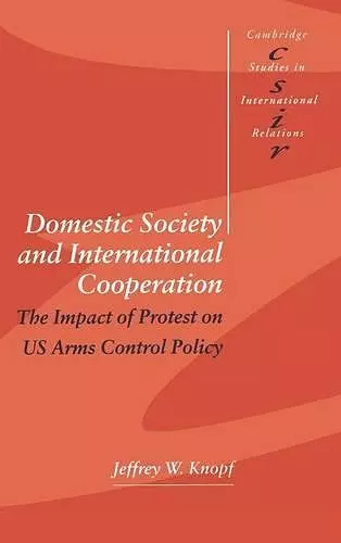 Domestic Society and International Cooperation cover